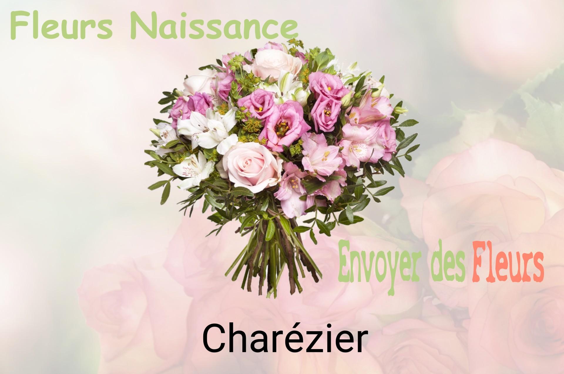 Bouquet de fleurs de naissance livré à Charézier